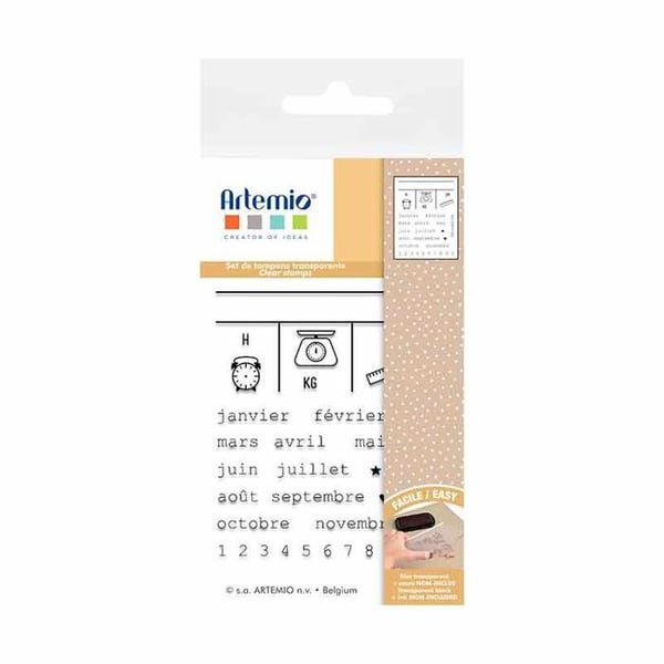 Tampons Klara - Artemio - Naissance - 9x7cm - Transparent - Multikolor - Blandad