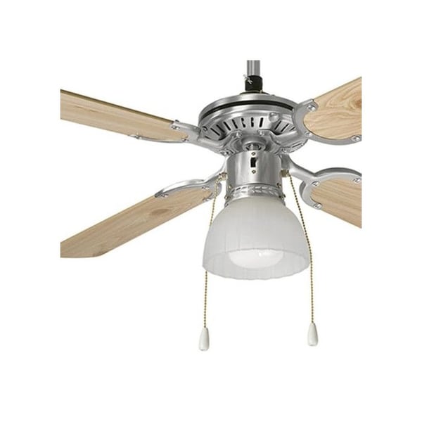 Perenz Loftventilator 7064 CR 4 blade med lys krombørstet 105 cm