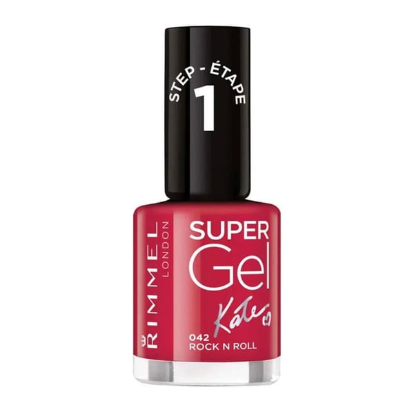 Nagellack - RIMMEL LONDON - KATE Super Gel #042 Rock n Roll - Färg 42 Rock n Roll - Utan UV-lampa - Långvarig glans
