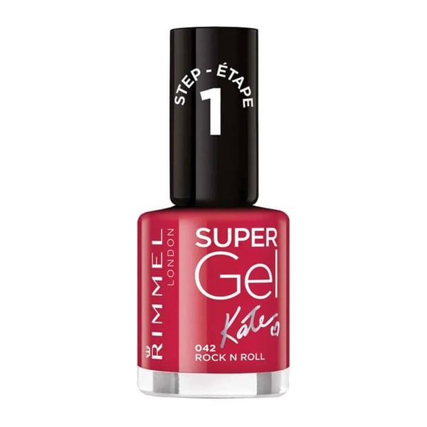 Nagellack - RIMMEL LONDON - KATE Super Gel #042 Rock n Roll - Färg 42 Rock n Roll - Utan UV-lampa - Långvarig glans