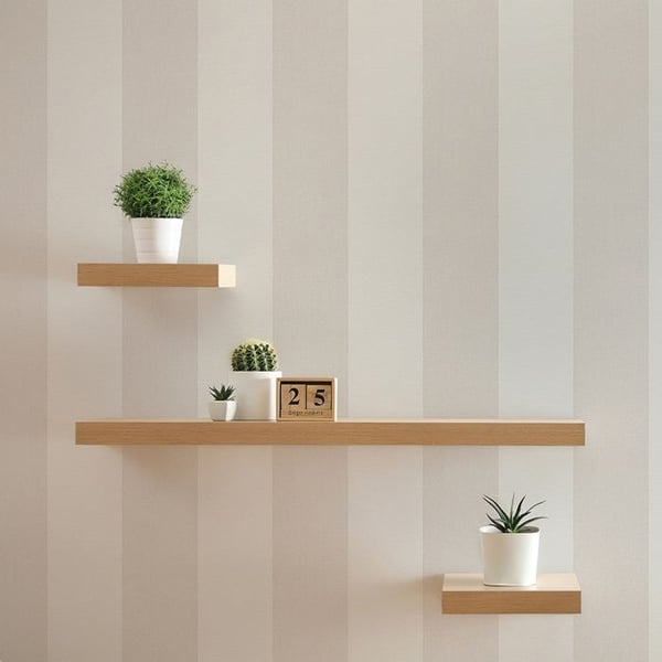 Tapet Lio Randig & vågor M1-No.11267 non-woven crème beige Tadessi 10,05 m x 0,53 m