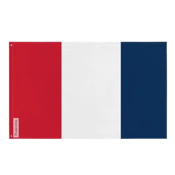 Flagga - Frankrike - Konstituerande församling - 90x150cm - Polyester - Tryck fram/ bakom