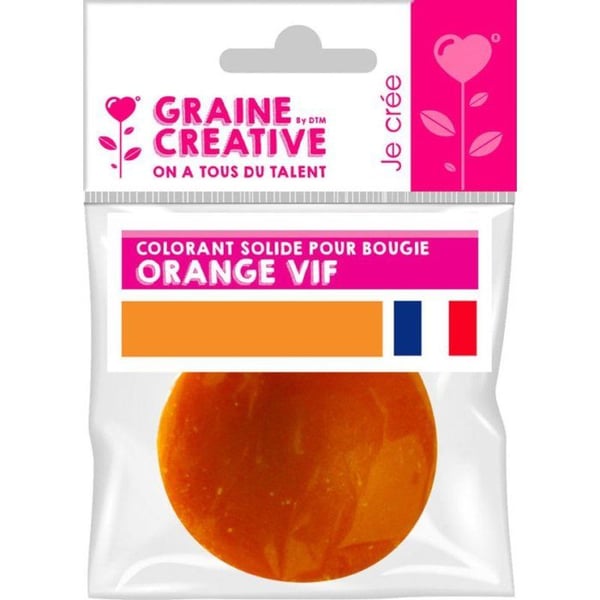 Graine Créative - fast färgämne för ljus 20 g Orange