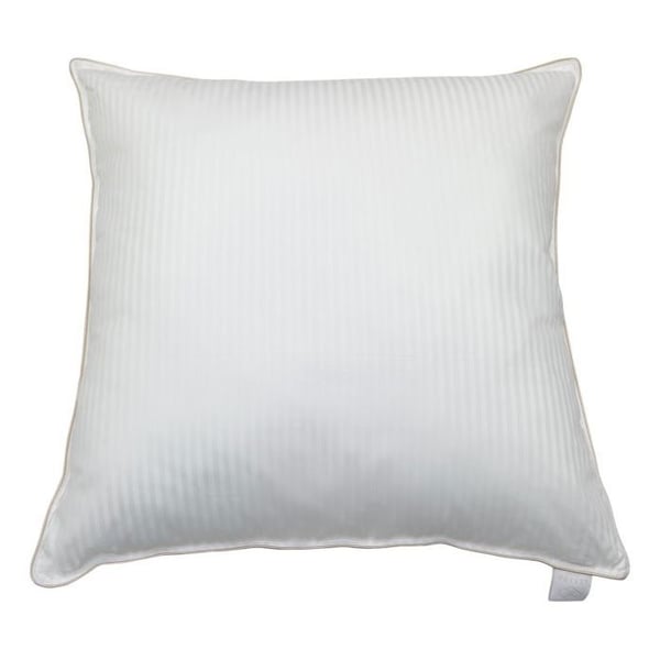 Kudde "Fjord Grand Hotel" Soft Com'Duv Randig bomullssatin Lestra - Kudde 65 x 65 cm