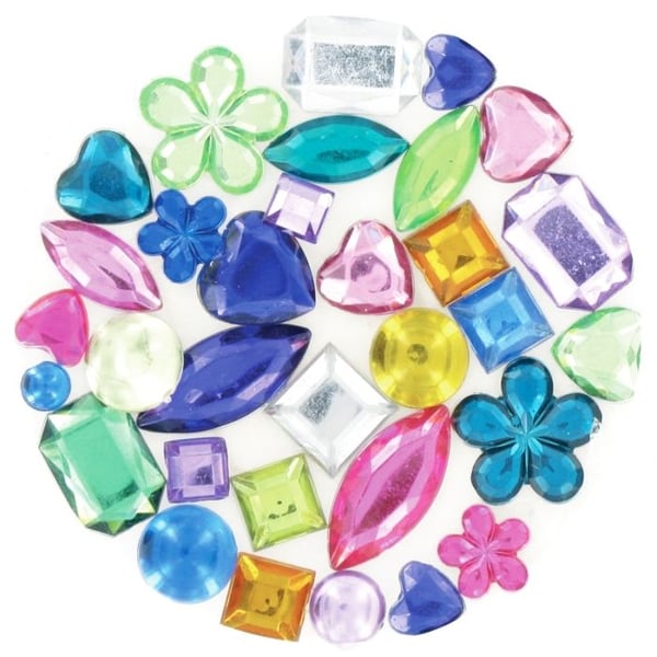 Strass - MEGACREA DIY - Megapaket 300 - Flerfärgad - Assorterade