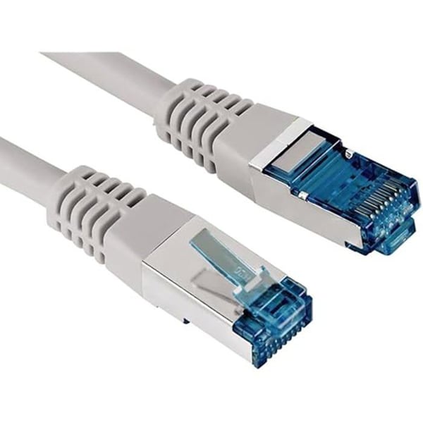Nätverkskabel - HAMA - CA6 - 1 Gbit/s - F/UTP - 5 m - RJ45 grå