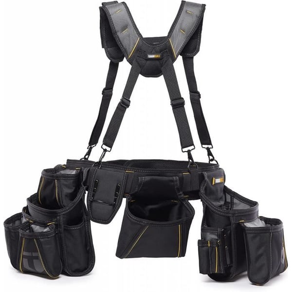 Verktygsbälte set - TOUGHBUILT - TB-301-6-BEA - 1680D tyg - Vadderad komfort - ClipTech-system