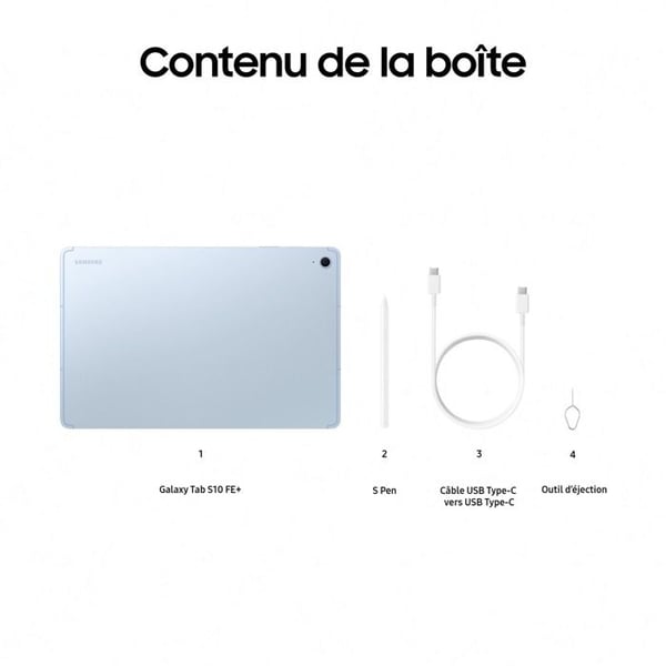 Samsung Galaxy Tab S10FE+ 13.1'' 8GB 128GB WIFI LJUST BLÅ