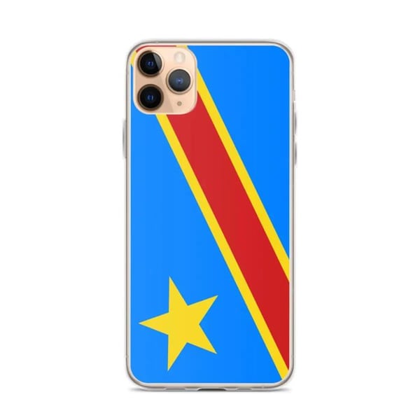 Mobilskal Flagga Demokratiska Kongo - iPhone 11 Pro Max