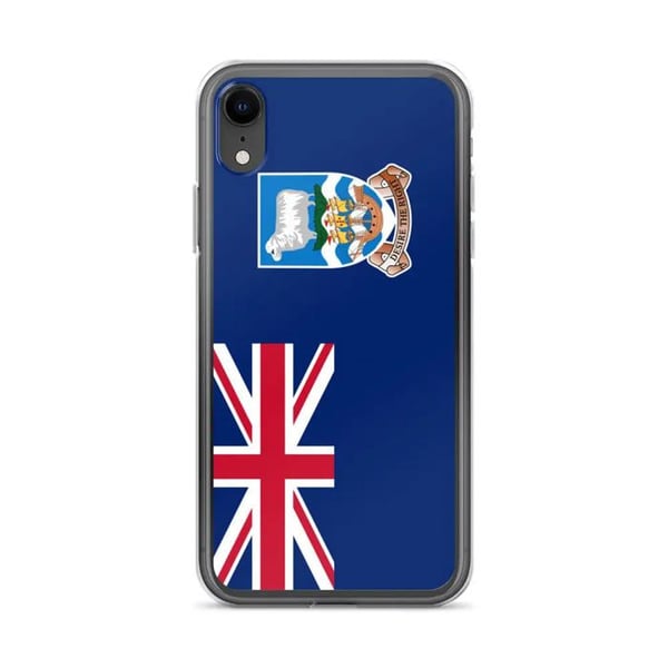 Telefonfodral - PIXELFORMA - Falklandsöarnas flagga - Kompatibel med iPhone XR - Mjuk - Stötabsorberande