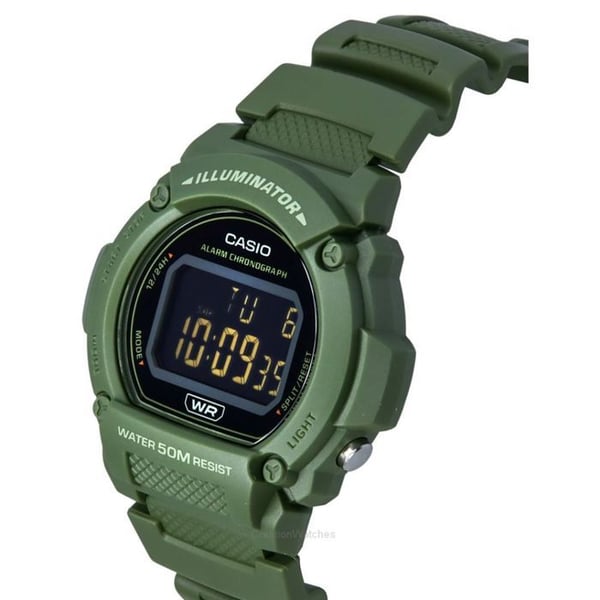 Casio Klocka Modell W-219HC-3B Sportig Design