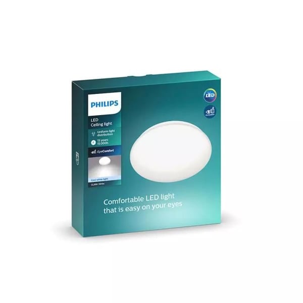 Cirkulär inomhus LED-taklampa 17W 1900lm (136W) - Naturvit 4000K - 93512