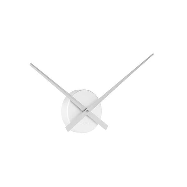 Karlsson KA4348SI Väggklocka Nålar Little big time mini Metall aluminium Grå Silver D41 cm