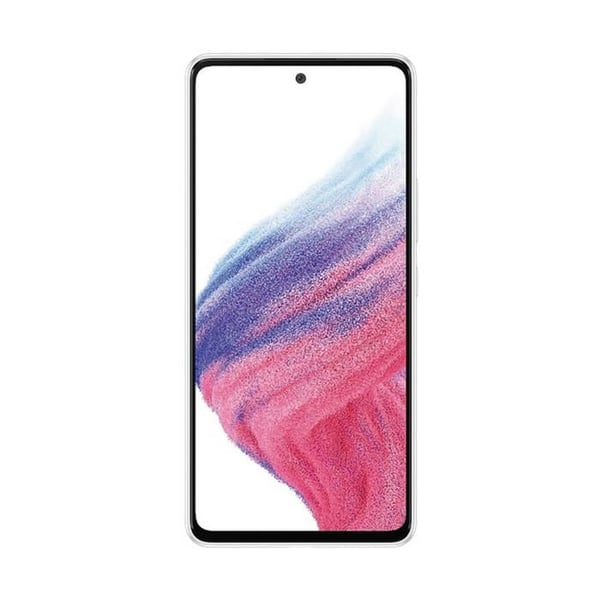 Samsung Galaxy A53 5G - 128 GB, 6 GB RAM, 6,5" Full HD-skärm, Dual SIM, MicroSD, 64 MP - Vit