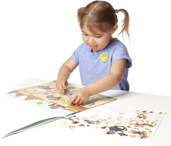 Melissa & Doug Uudelleenkäytettävät tarrapalojen setti Seikkailu - 245+ tarraa