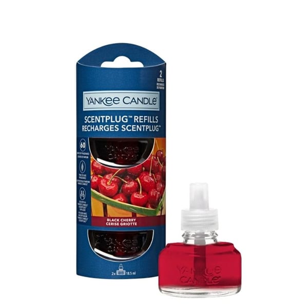YANKEE CANDLE PÅFYLNINGSBUSTTAR FÖR ELEKTRISKA DOFTSPRIDARE SCENTPLUG BLACK CHERRY