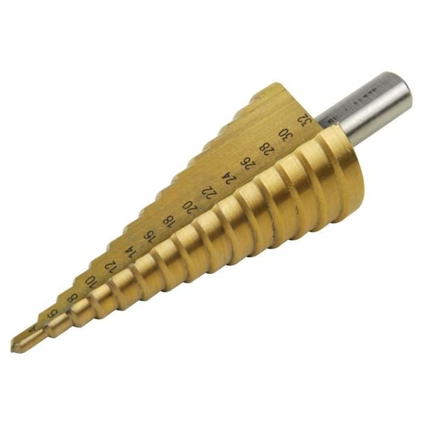 EXTOL CRAFT Forer til successive lag - koniske fræsere 4-32mm - 2 mm boring, 15 trin