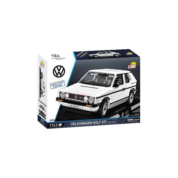 Byggset - COBI - Volkswagen Golf GTI (1976-1983) - Executive Edition - 1743 bitar - Vit