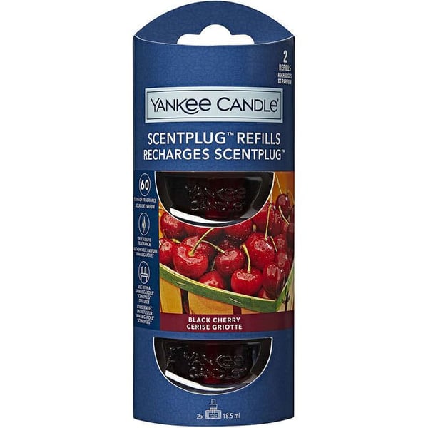 YANKEE CANDLE PÅFYLNINGSBUSTTAR FÖR ELEKTRISKA DOFTSPRIDARE SCENTPLUG BLACK CHERRY