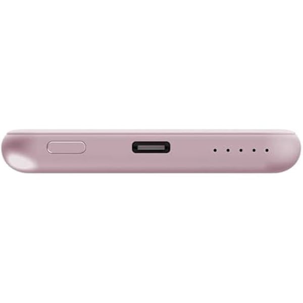 Charge 'n' Go Magnetic Wireless Power Bank 5000 Pink