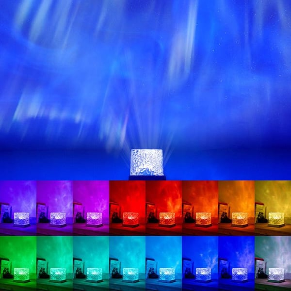 LED projektorljus - InnovaGoods - Boralamp - Uppladdningsbar USB - 16 färger - Fjärrkontroll