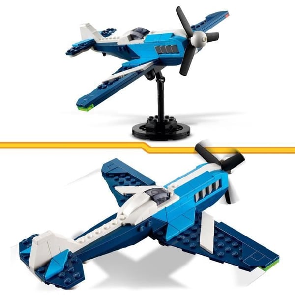 LEGO Creator 31160 3-i-1 fly: racerflyet - Byggespil fra 7 år