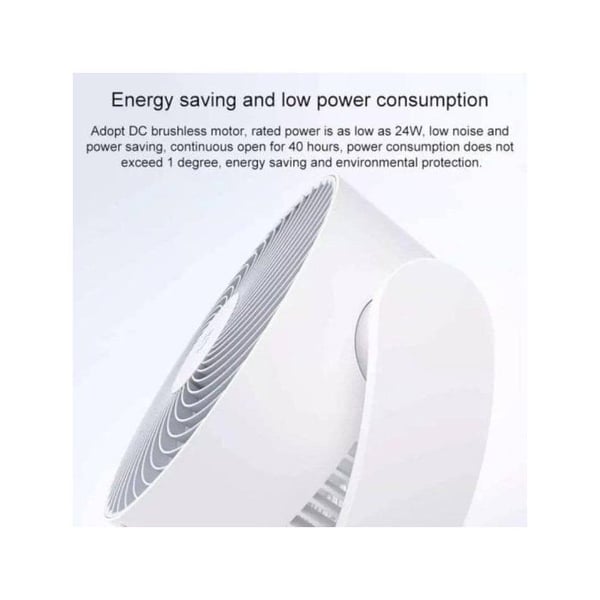 Xiaomi Fläkt Luftcirkulation Skrivbord Smart EU 100 Nivåer 28 4 dB USB-C 10m Räckvidd