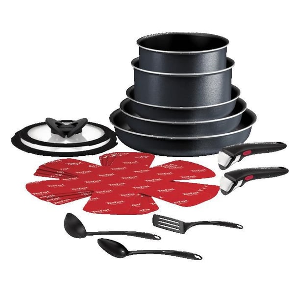 Tefal Ingenio So'Light, Grytvärld 16 delar, Lätt, Light Tech-teknologi, L7239642