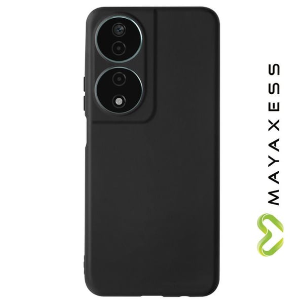 Telefonfodral - MAYAXESS - Honor 90 Smart - Mjuk silikon - Svart - Rep- och stötresistent skydd
