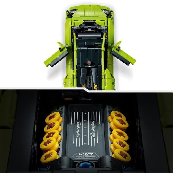 LEGO® Technic 42161 Lamborghini Huracán Tecnica, modellbilsats för barnmotorsportfans