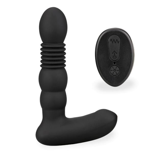 Vibrator med automatisk fram- och tillbaka rörelse och handsfree Mox - Svart