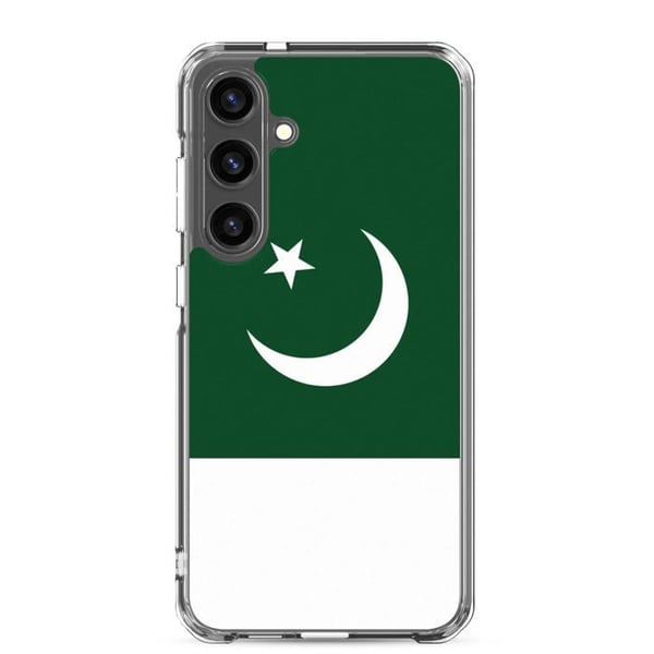 Mobilskal – Pakistans flagga – Kompatibel med Samsung Galaxy S21 Ultra – Mjuk skal – Slitstark och stötresistent – Pixelforma
