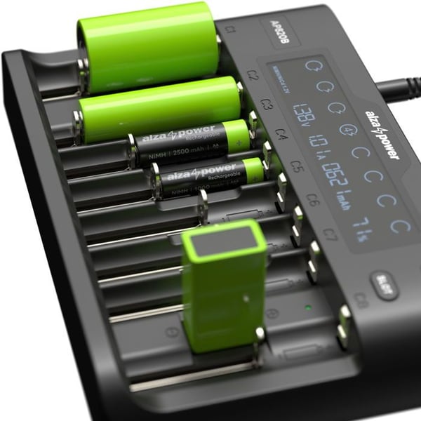 AlzaPower Batteriladdare AP820B