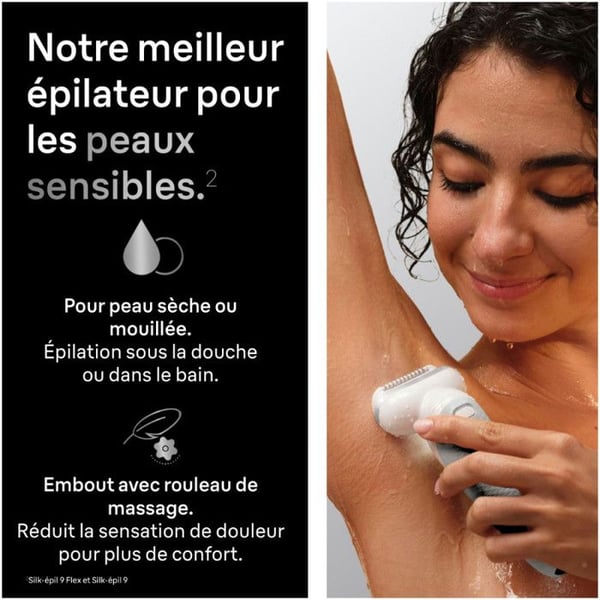 Braun Silk·épil 9 - 9-000 - Sølv