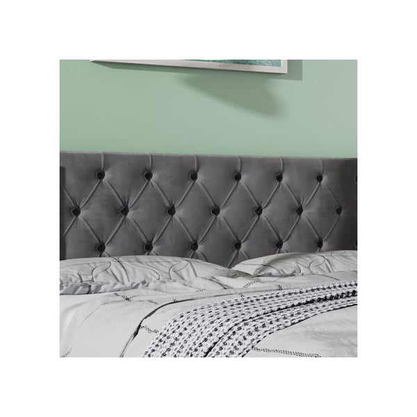 Verhoiltu sänky - MUVOE - 160x200 - Harmaa - Korkea pääty - Integroitu säilytys