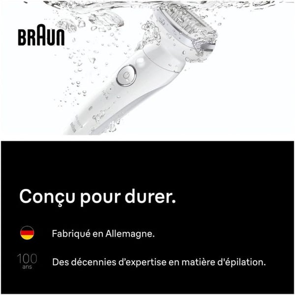 Braun Silk·épil 9 - 9-000 - Sølv