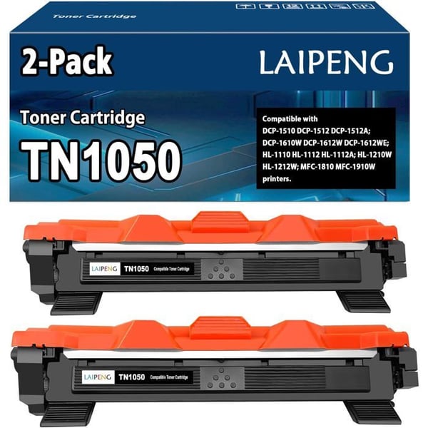 Tonerpatron - SANAG - TN-1050 - Svart - 2-pack - Kompatibel med Brother