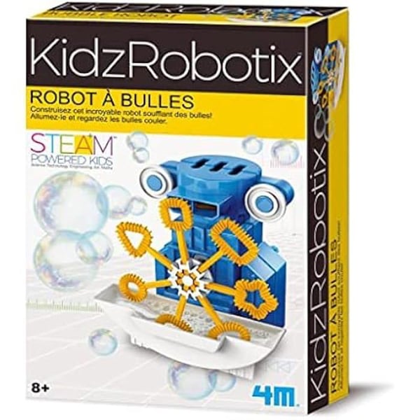 Vetenskapligt leksakskit - 4M - Kidz Labs Bubbelrobot - 10 cm - Från 8 år - Drivs av batterier