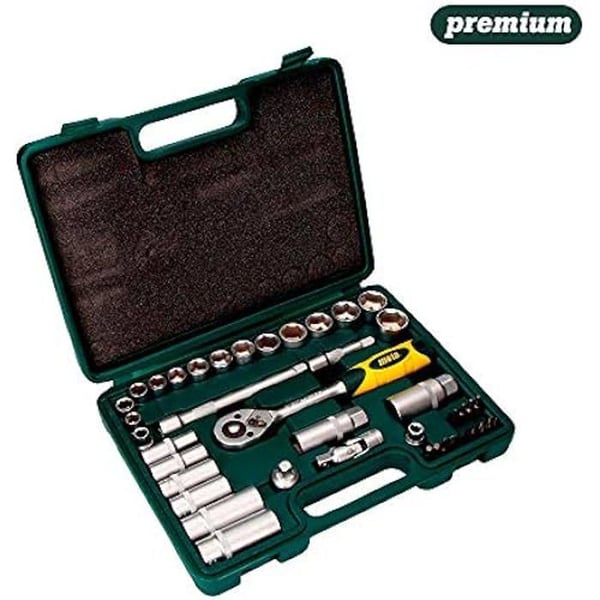 Bocallave set - EDM - EK502 - 40 delar - 3/8" - Cr.V
