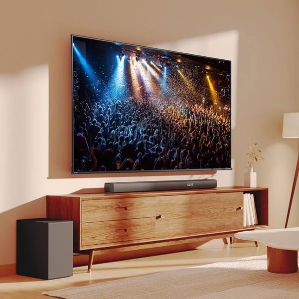 Soundbar - HISENSE - Trådløs subwoofer - Bluetooth - 3.1 CH - Max 480 W