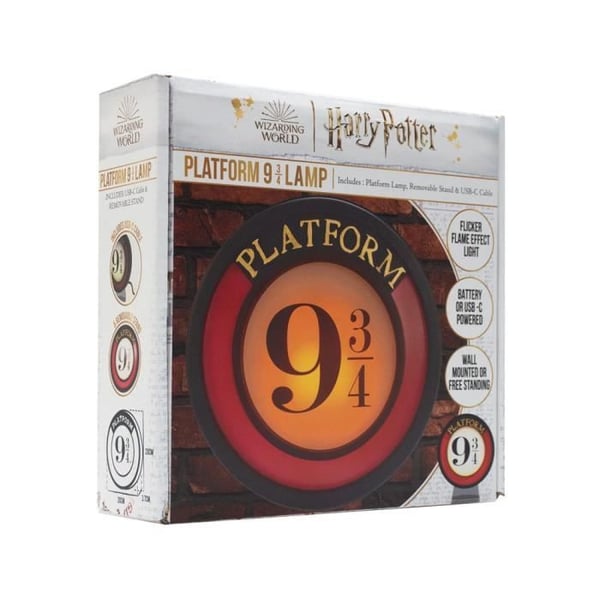 Harry Potter Platform 9 3/4 20 cm stemningslampe - BLUE SKY STUDIOS