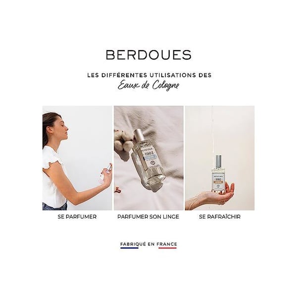 Berdoues 1902 Eau de Cologne Vetiver 98% Naturlig 125ml