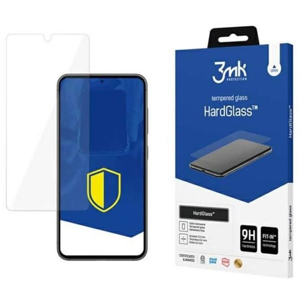 Hærdet Glas - 3mk - HardGlass - Beskyttelse 9H - Tykkelse 0,3 mm - Kompatibel med Samsung Galaxy S23 5G Hærdet Glas - 3mk - HardGlass - Beskyttelse 9H - Tykkelse 0,3 mm - Kompatibel med Samsung Galaxy S23 5G