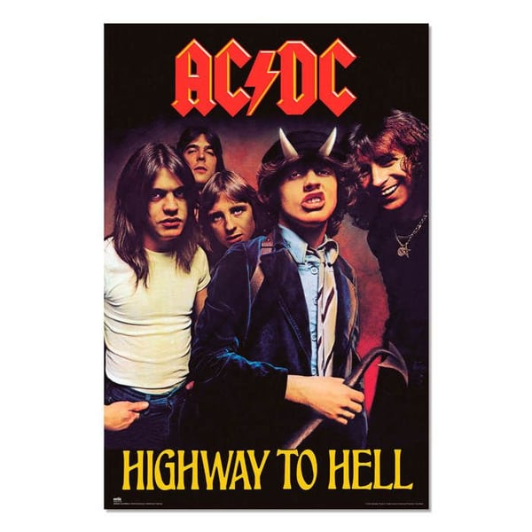 Affisch AC/DC Highway to Hell
