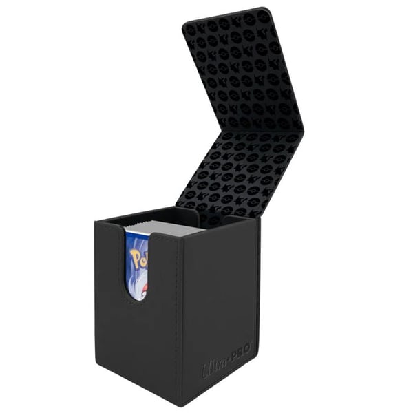 Spillekortholder - ULTRA PRO - Deck Box Pikachu - 100 kort - Magnetlukning - Formet læder