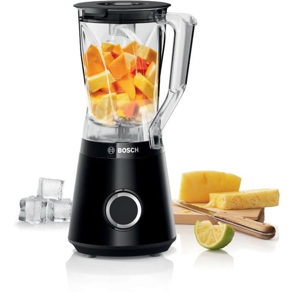 Blender VITAPOWER BOSCH - 1200W - 2L - 2 Nopeutta + Turbo - 4 irrotettavaa terää - Musta