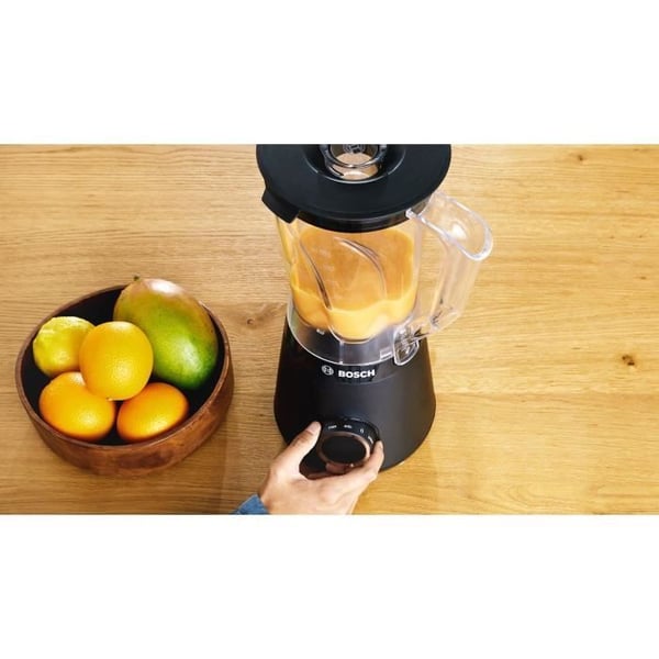 Blender VITAPOWER BOSCH - 1200W - 2L - 2 Nopeutta + Turbo - 4 irrotettavaa terää - Musta