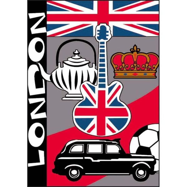LUC - Antik duk London 32x50cm