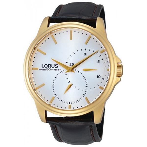 Klocka - LORUS - MAN KLASSISK RP660BX9 - Läder - Guld - Analogisk