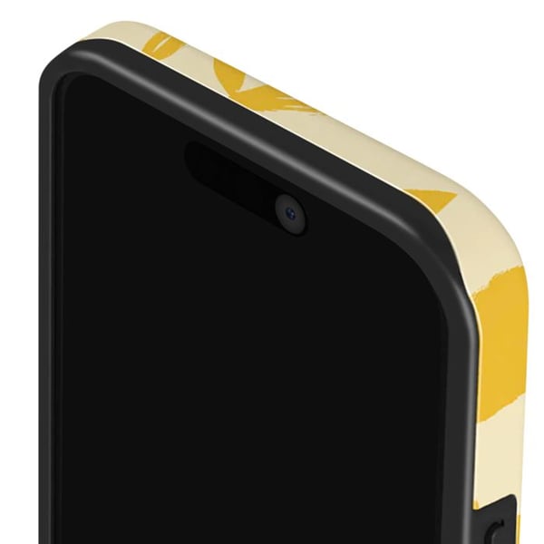 MagSafe-fodral - BURGA - iPhone 15 Pro - Mönster Lemon Tart - Elegant - Lätt skydd